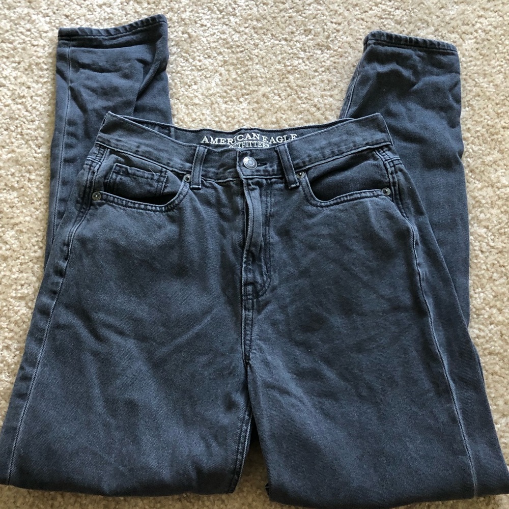 Black American Eagle Mom Jean